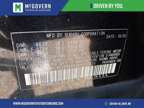 Used 2021 Subaru Legacy Premium AWD/4WD image 26