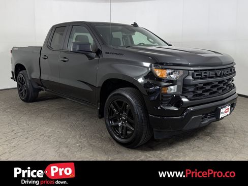 Used 2023 Chevrolet Silverado 1500 Custom w/ LPO, Dark Essentials Package AWD/4WD image 1