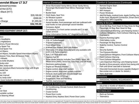 Used 2023 Chevrolet Blazer LT image 24