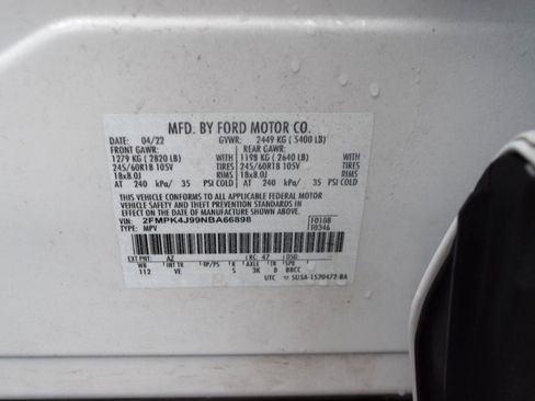 Used 2022 Ford Edge SEL w/ Convenience Package AWD/4WD image 35