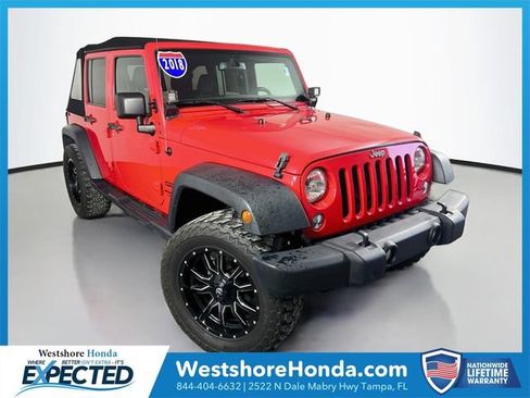 Used 2018 Jeep Wrangler Unlimited Sport S AWD/4WD image 1