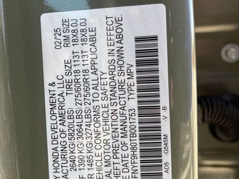 Certified 2026 Honda Passport TrailSport Elite image 10