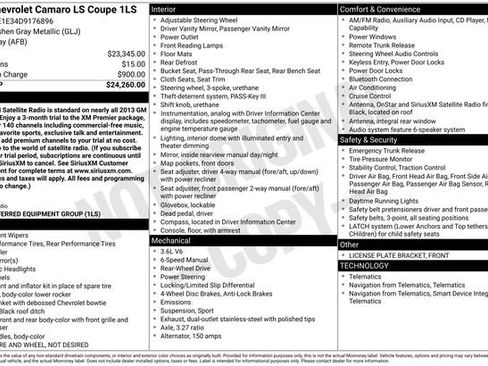 Used 2013 Chevrolet Camaro LS image 20