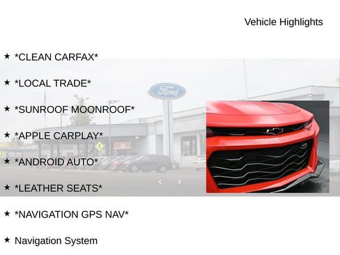 Used 2017 Chevrolet Camaro ZL1 RWD image 19