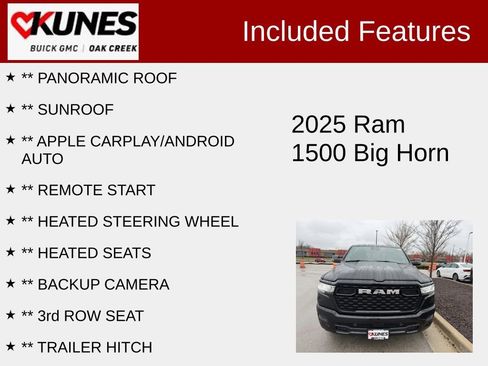 Used 2025 RAM 1500 Big Horn AWD/4WD image 2