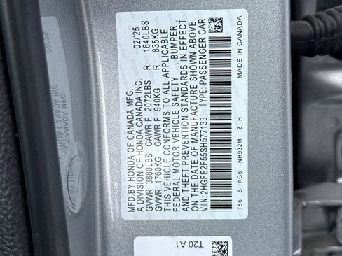 Used 2025 Honda Civic Sport image 34