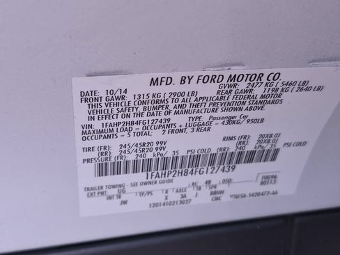 Used 2015 Ford Taurus SEL w/ Equipment Group 201A AWD/4WD image 36