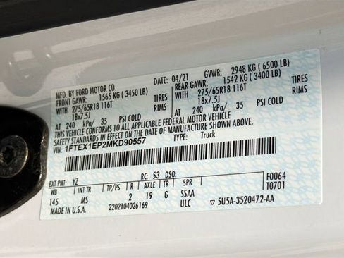 Used 2021 Ford F150 XLT w/ Equipment Group 302A High image 25