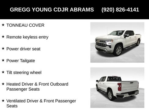 Used 2023 Chevrolet Silverado 1500 LTZ w/ LTZ Convenience Package II AWD/4WD image 7