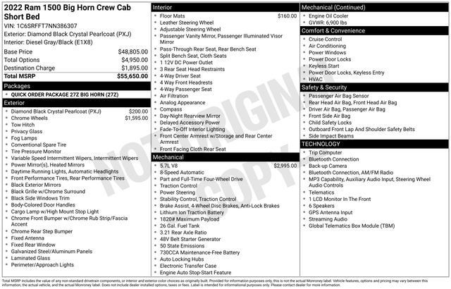 Used 2022 RAM 1500 Big Horn AWD/4WD image 15