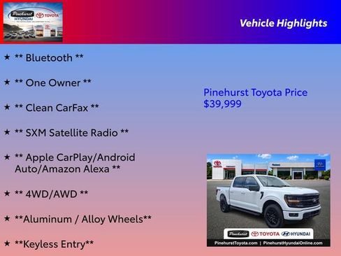 Used 2024 Ford F150 XLT w/ Equipment Group 302A MID AWD/4WD image 16