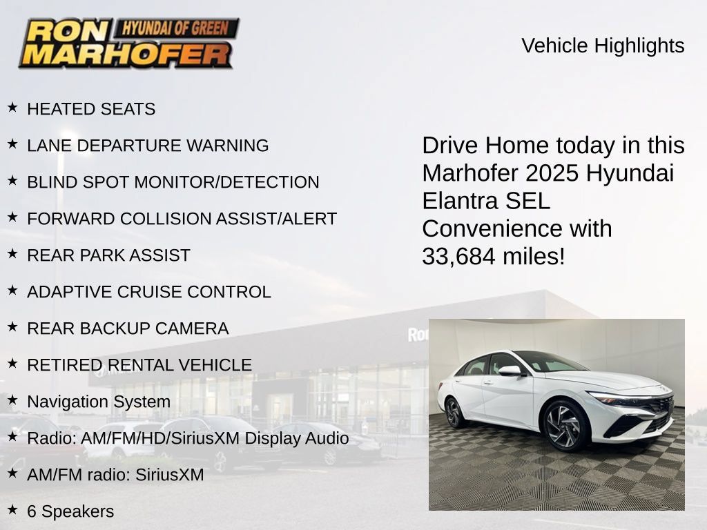 Used 2025 Hyundai Elantra SEL FWD image 14
