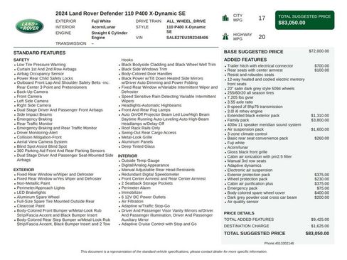 Used 2024 Land Rover Defender 110 X-Dynamic SE AWD/4WD image 6