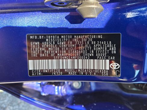 Used 2021 Toyota Corolla SE FWD image 29