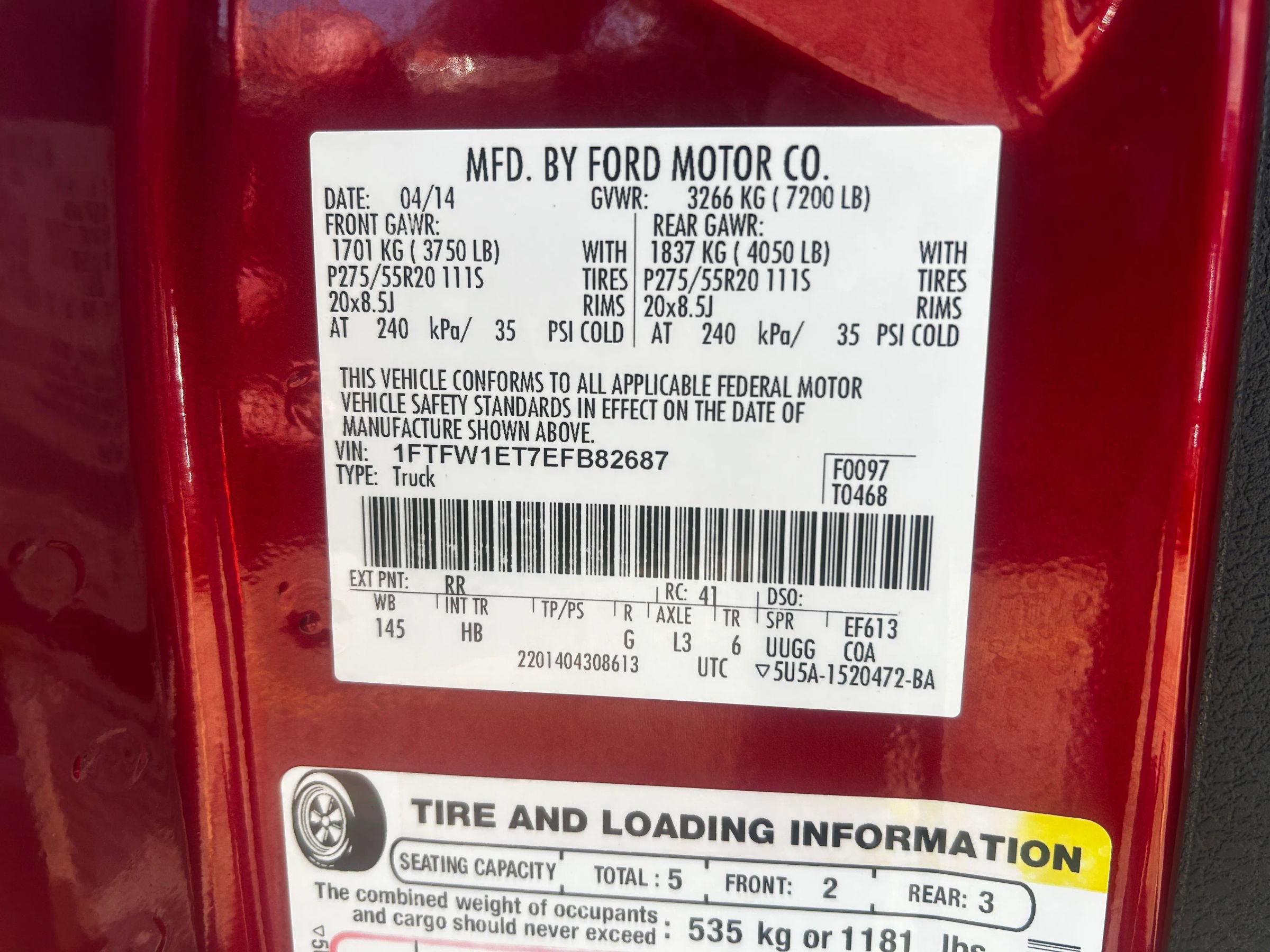 Used 2014 Ford F150 Lariat w/ Equipment Group 502A Luxury AWD/4WD image 61