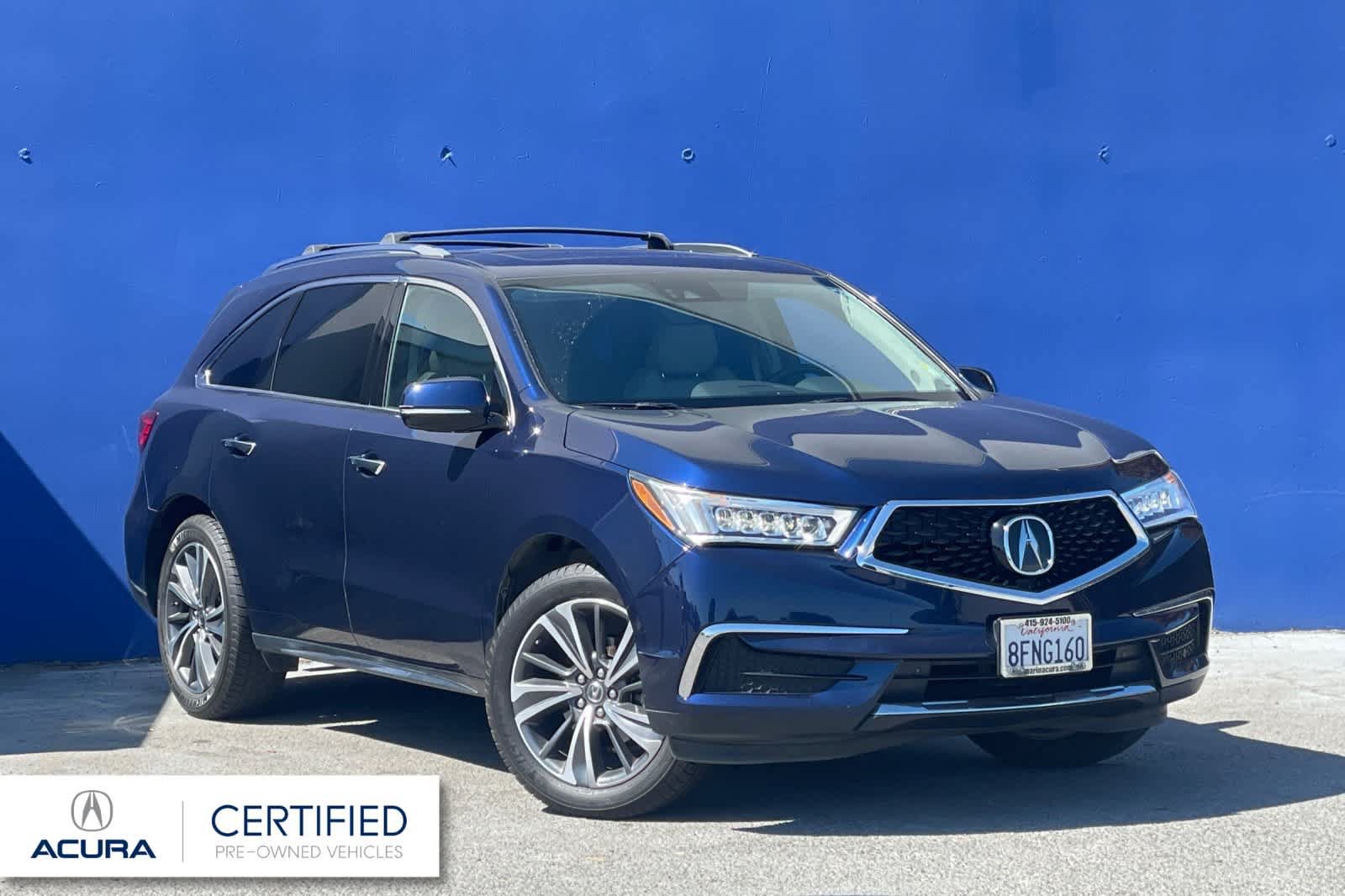 Used 2019 Acura MDX w/ Technology Package AWD/4WD image 1