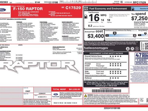 Used 2024 Ford F150 Raptor AWD/4WD image 2