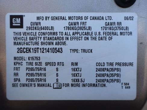 Used 2002 Chevrolet Silverado 1500 LS w/ Heavy Duty Suspension Pkg image 42