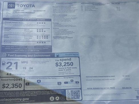 New 2026 Toyota Tacoma SR5 AWD/4WD image 24