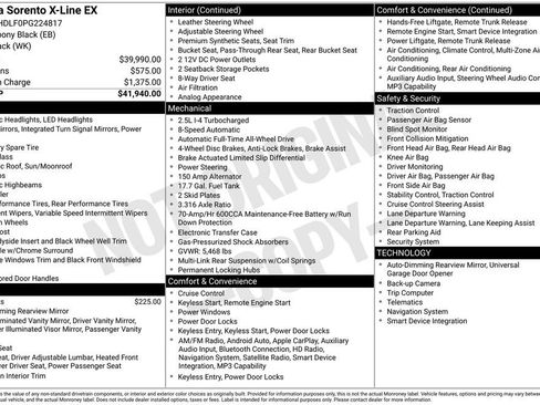 Used 2023 Kia Sorento X-Line EX image 3