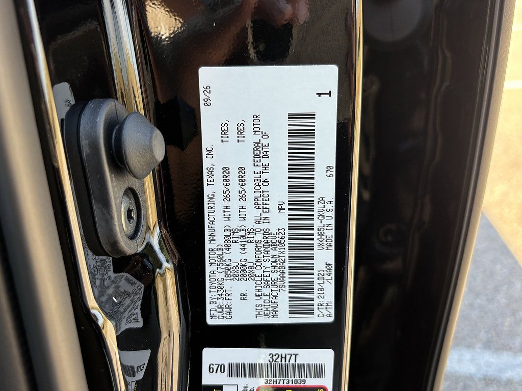 New 2026 Toyota Sequoia Limited AWD/4WD image 31