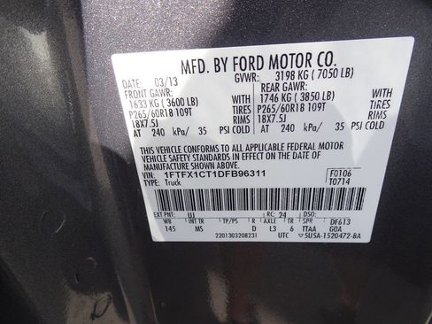 Used 2013 Ford F150 XLT w/ XLT Chrome Pkg image 10