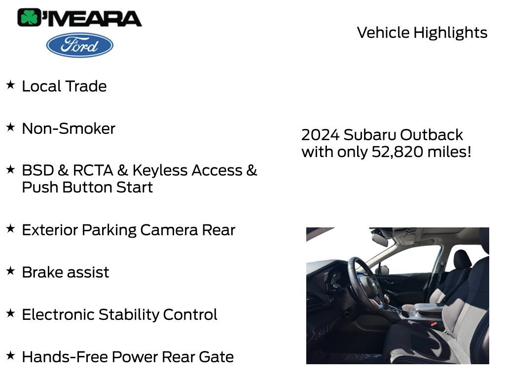 Used 2024 Subaru Outback Premium AWD/4WD image 7