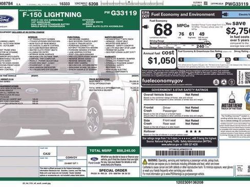 Used 2023 Ford F150 Lightning XLT image 5