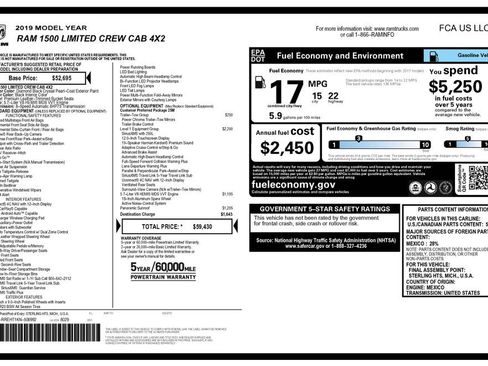Used 2019 RAM 1500 Limited RWD image 4