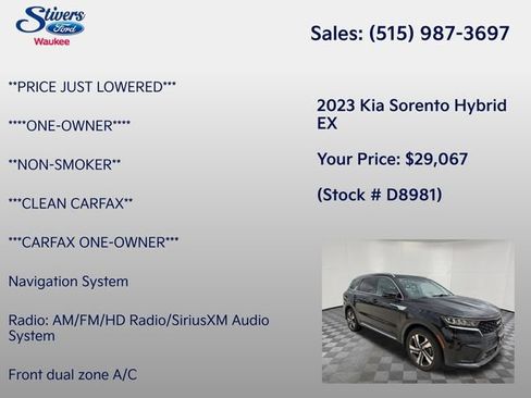 Used 2023 Kia Sorento EX AWD/4WD image 8