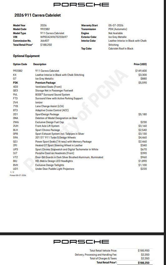 Certified 2026 Porsche 911 Carrera RWD image 9