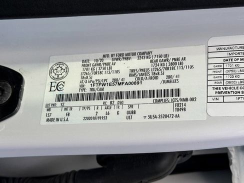 Used 2021 Ford F150 XLT w/ Equipment Group 302A High image 20