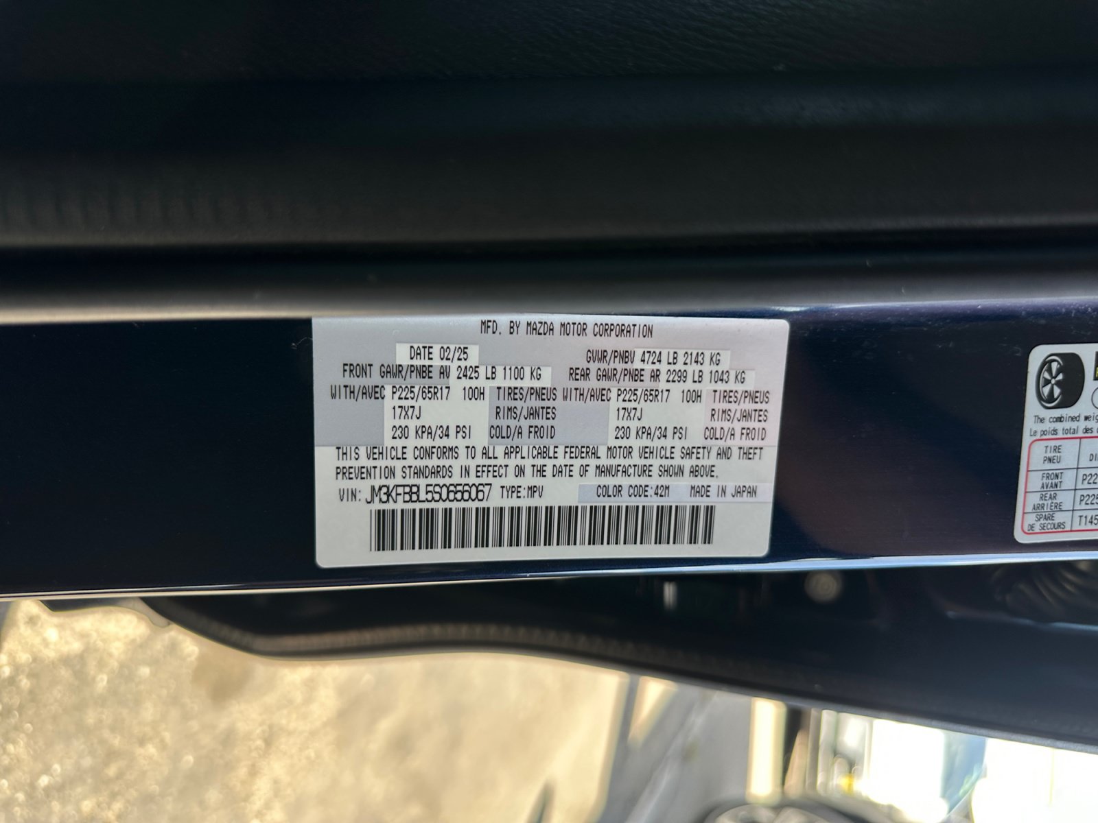 Used 2025 MAZDA CX-5 AWD 2.5 S w/ Select Package image 25