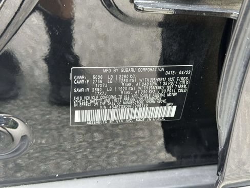 Certified 2023 Subaru Outback Wilderness AWD/4WD image 13