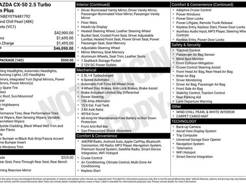 New 2026 MAZDA CX-50 2.5 Turbo w/ Accent Package image 4