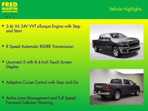 New 2026 RAM 1500 4x4 Crew Cab image 7