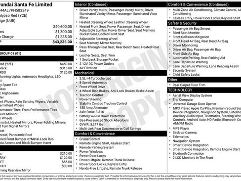 Used 2023 Hyundai Santa Fe Limited FWD image 11