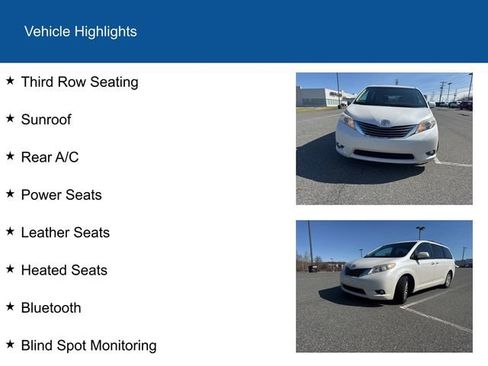 Used 2015 Toyota Sienna XLE w/ XLE Navigation Package image 2