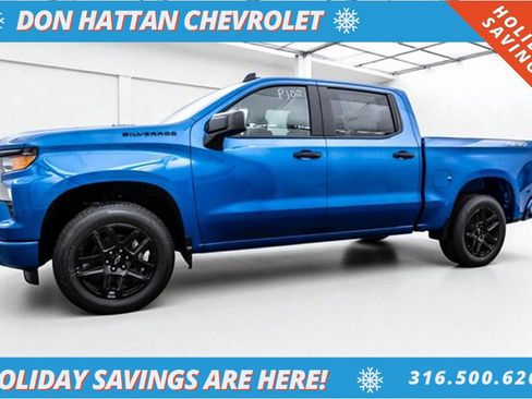 New 2025 Chevrolet Silverado 1500 Custom w/ LPO, Dark Essentials Package image 2