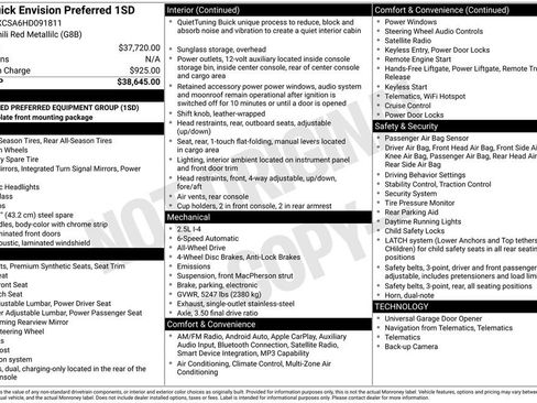 Used 2017 Buick Envision Preferred AWD/4WD image 4