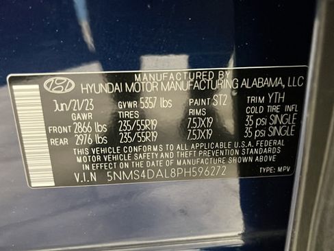 Used 2023 Hyundai Santa Fe Limited AWD/4WD image 28
