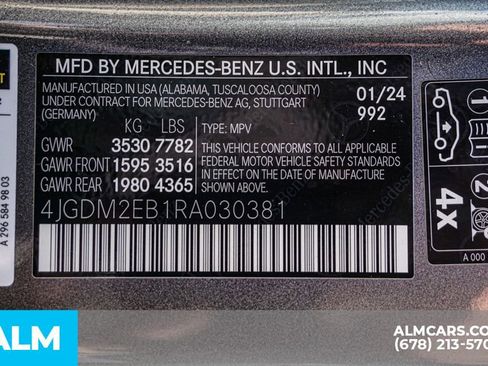 Used 2024 Mercedes-Benz EQS 450+ 4MATIC SUV image 61