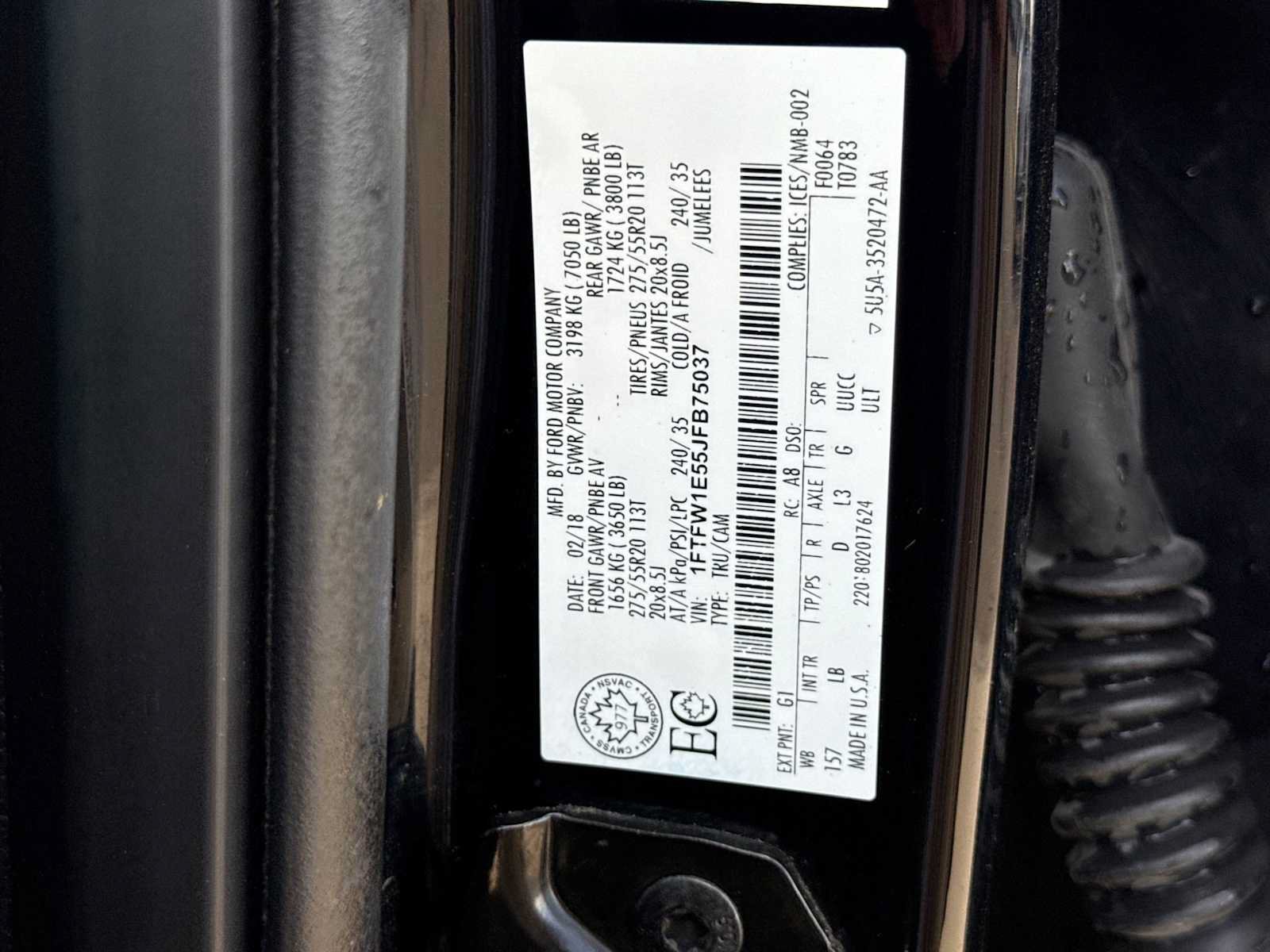 Used 2018 Ford F150 Lariat w/ Equipment Group 502A Luxury AWD/4WD image 32