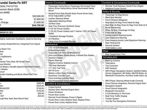 Certified 2026 Hyundai Santa Fe XRT AWD/4WD image 3