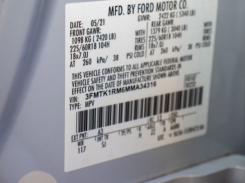 Used 2021 Ford Mustang Mach-E Select w/ Comfort/Technology Package image 35