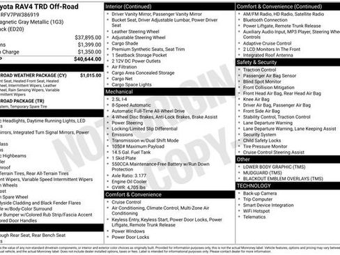 Used 2023 Toyota RAV4 TRD Off-Road w/ TRD Off-Road Weather Package image 4