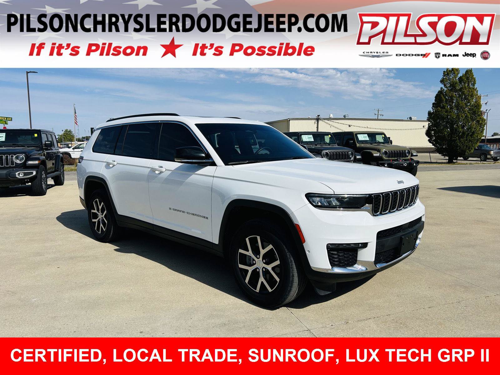 Used 2024 Jeep Grand Cherokee L Limited w/ Luxury Tech Group II AWD/4WD image 1