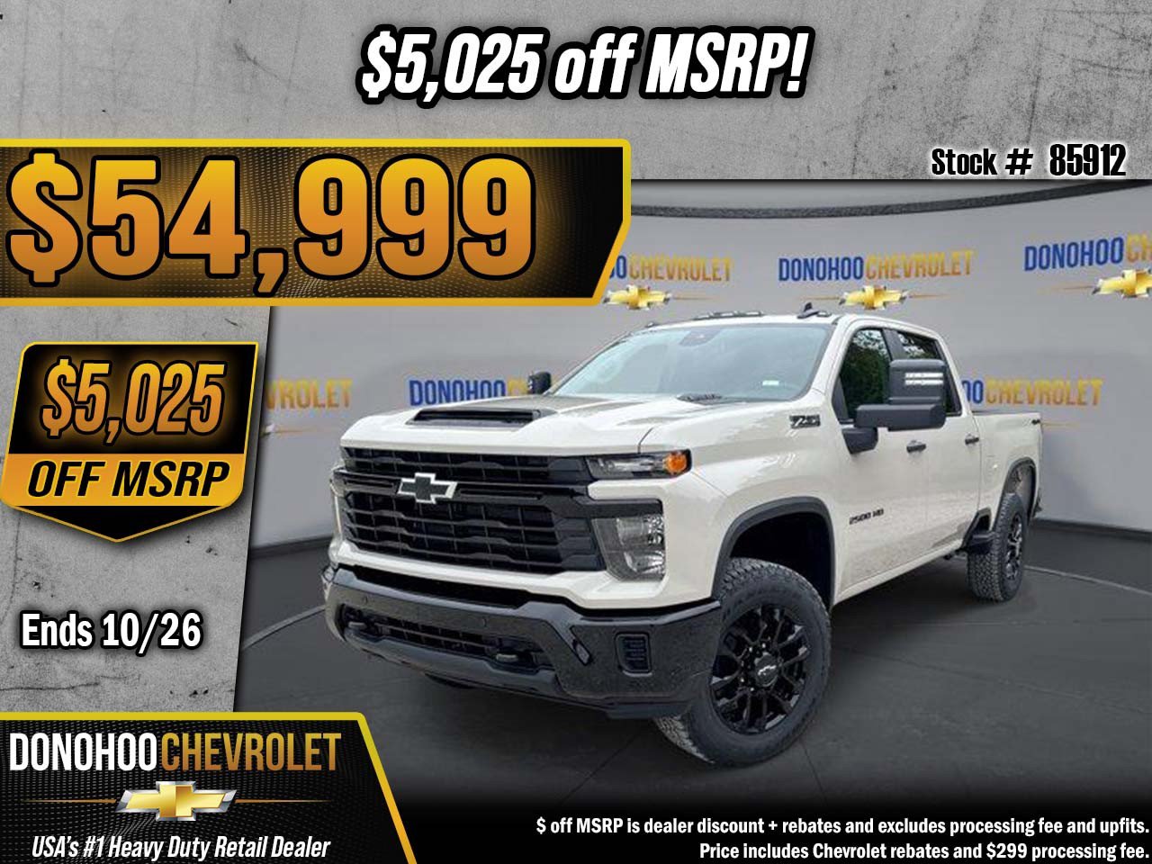 New 2026 Chevrolet Silverado 2500 Custom w/ Custom Value Package AWD/4WD image 1