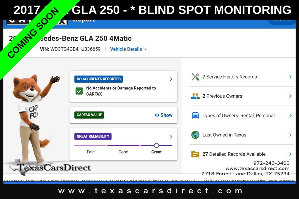Used 2017 Mercedes-Benz GLA 250 4MATIC image 7