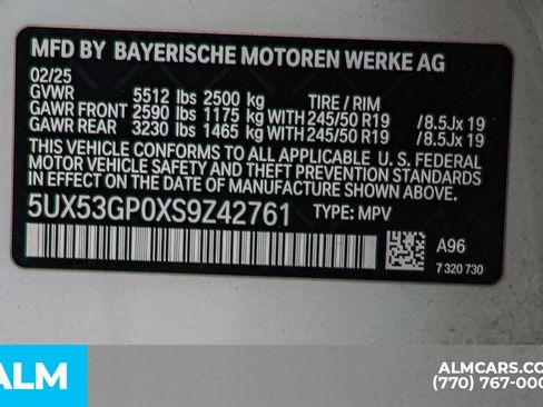 Used 2025 BMW X3 xDrive30i AWD/4WD image 60